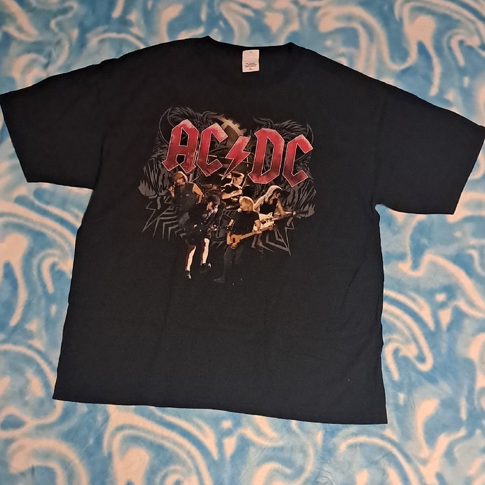 AC/DC Black Graphic T-Shirt